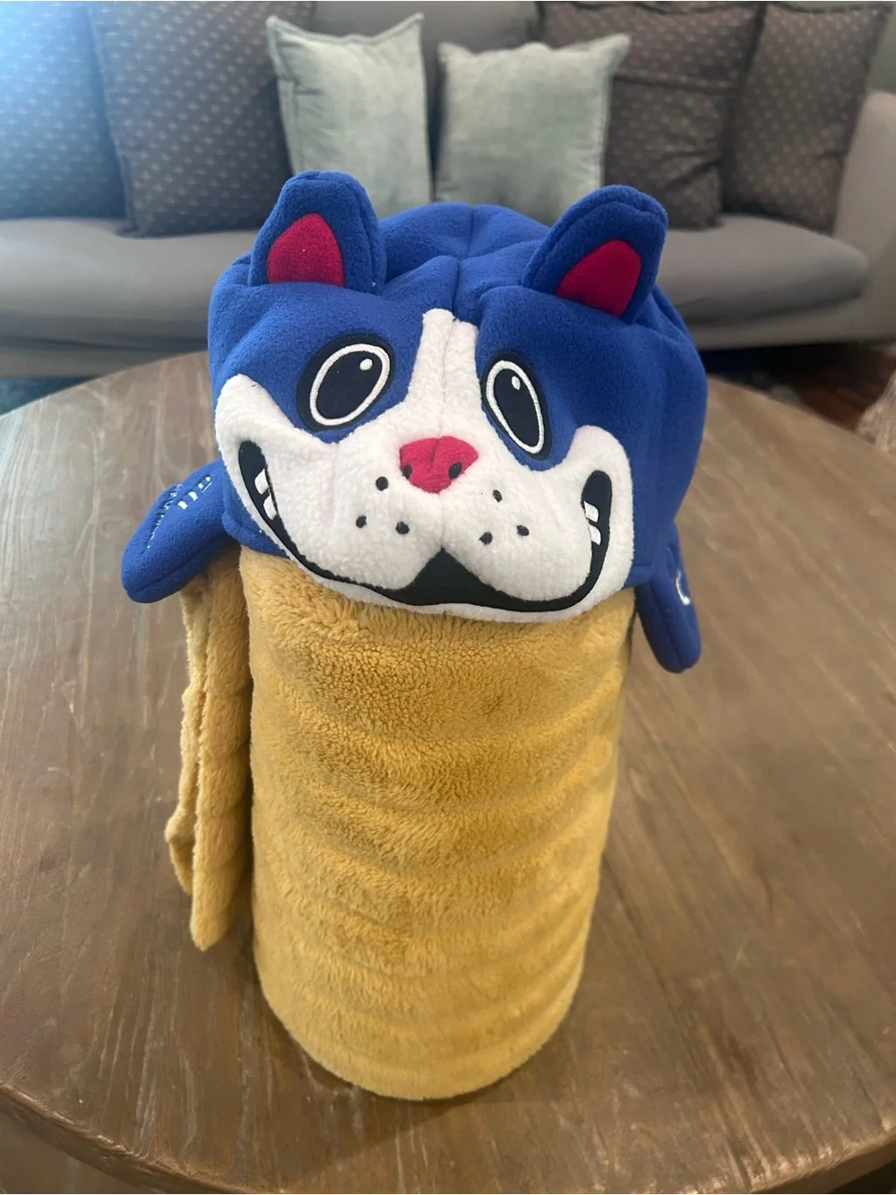 Kids 76ers Franklin the Dog mascot hat